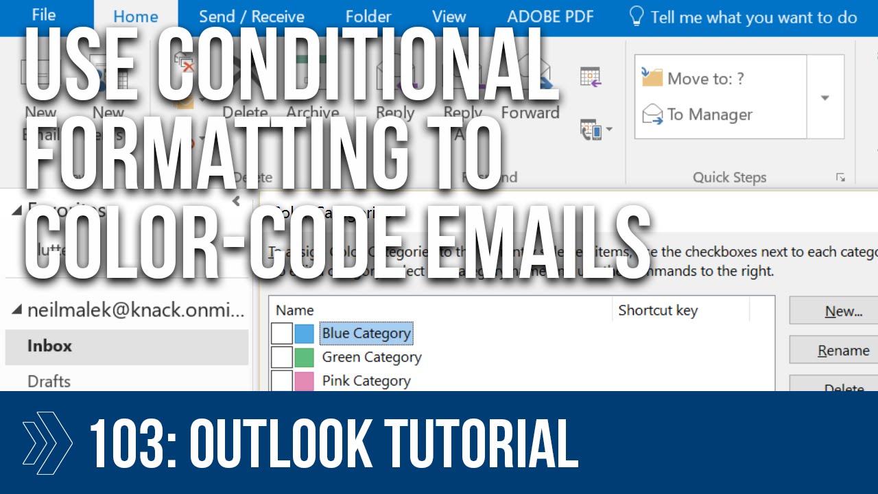 outlook for mac conditional formatting